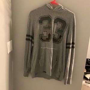 Gray American Eagle Hoodie